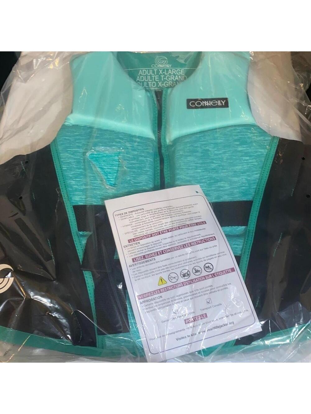 NWT!! Connelly Classic Neo Life Vest / Life Jacket Size Medium 36"- 40" Chest - Picture 5 of 9